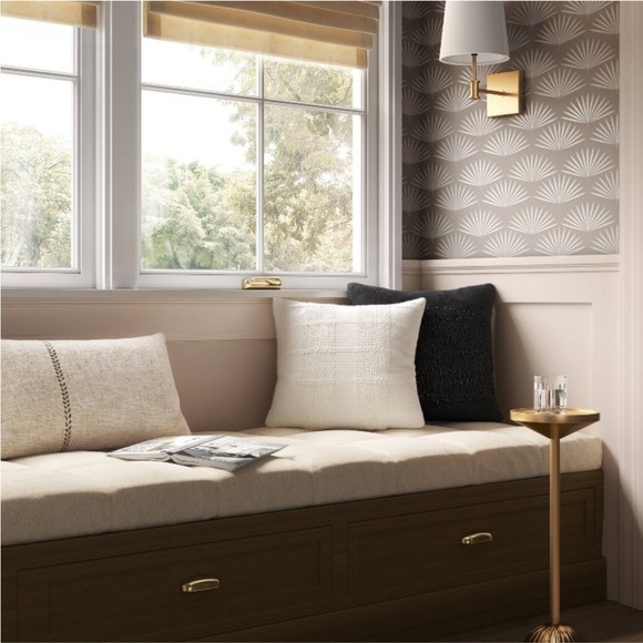 Oversized Stitched Lumbar Throw Pillow
Neutral: Cotton-Linen Blend Threshold - Picture 2 of 4